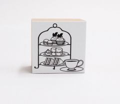 アフタヌーンティー　カフェはんこ