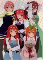 【中古】クリアファイル [単品] 集合 描き下ろしダブルポケットA4クリアファイル 「Blu-ray/DVD 映画 五等分の花嫁」 アニメイト購入特典