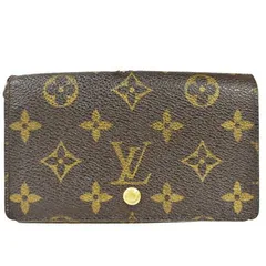 【中古】 ルイヴィトン LOUIS VUITTON ポルトモネ ビエ トレゾール L字ファスナー 二つ折り 財布 モノグラム レザー M61730 02MQ445