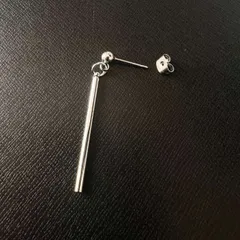 【 ３ｃｍ スティックピアス 】ステンレス アレルギー対応 シンプルスタイル