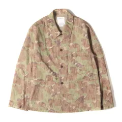 visvim ビズビム ジャケット サイズ:3 21AW ダックハンターカモ ヘリンボーン ストライプ ベイカー カバーオール BAKER COVERALL 迷彩 ベージュ グリーン ブラウン 日本製 アウター ジャケット コート ブルゾン 上着【メンズ】のサムネイル