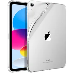 『数量限定』 iPad用 軽量 耐久性 薄型 ビジネスケース 擦り傷防止 スマートカバー 保護カバー 四角加固 丈夫 柔らかい 高級TPU製 タブレットケース 適格請求書発行可 第十世代 アイパッド 2022モデル カバー 10.9インチ 第10世代 クリアのサムネイル
