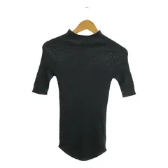 【新品】  UNION LAUNCH / ユニオンランチ | THERMAL KNIT シルク サーマルカットソー | F | ブラック | レディース UNION LAUNCH 【美品】 / ユニオンランチ | THERMAL KNIT シルク