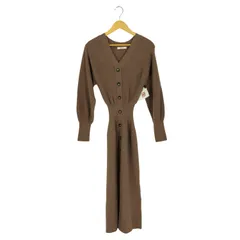 スナイデル snidel Sustainableフロントボタンニットワンピース レディース ONE SIZE 