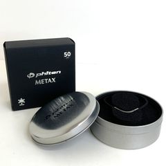 【中古品】phiten METAX ファイテン RAKUAネックレス メタックス チョッパーモデル 50㎝ GT