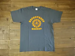 カレッジ風　オリジナル半袖Tシャツ　デニム色　Lサイズ　オリジナルキャラクター　CHIEF NUCK　エンブレム　新品