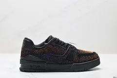 LV（ルイヴィトン）Louis Vuitton Trainer Sneaker Low レジャースポーツカルチャーユニセックススケートシューズ