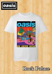 oasis アダムエロペ Be here now Tシャツ 新品未開封 アダムエロペ オアシス Tシャツ Be Here Now サイズM