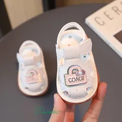 ベビーサンダル 笛付きサンダル 音が鳴る 音が出る 靴 女の子 子供 13 ファースト可愛い 男の子 おしゃれ 11 12 付け替えの笛1ペアおまけ 赤ちゃん  vii3w568922