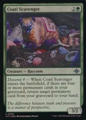 【中古】マジックザギャザリング 0179[U]：【LCI】【FOIL】Coati Scavenger/ハナグマのあさり屋