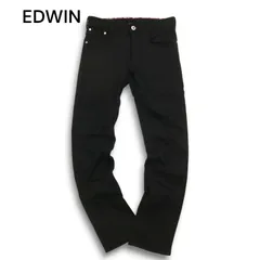 EDWIN エドウィン ER32 ジャージーズ★ 通年 ストレッチ スリム デニム パンツ ジーンズ Sz.M メンズ 黒 日本製