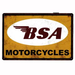 BSA アメリカ 看板 サインボード ブリキ看板 レトロ ビンテージ メタルサイン インテリア : AVSB-1517