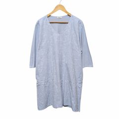 Plantation プランテーション コットン リネン ワンピース ブルー系 PL54FH633 サイズ M