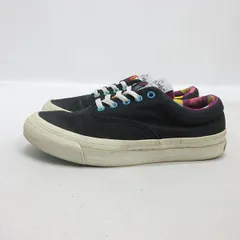 y■【23.5cm】コンバース/CONVERSE SKID GRIP HAPPY SOCKSキャンバススニーカー■黒LADIES/23【中古】