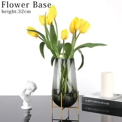 花瓶 おしゃれ 北欧 DROP BASE ドロップベース フラワーベース ガラス 花びん 一輪挿し かわいい 可愛い インテリア 生花 ドライフラワー 高さ32cm 大きい シンプル 花器 ガラス瓶 ガラス花瓶 プレゼント BN-16SM