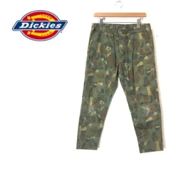 未使用00s極太 dickies W34 迷彩バギーワークパンツ Y2K