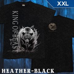 GENJU XXLサイズ 熊 ベア アニマル メンズ クール かっこいい Tシャツ 半袖 King of Beast 