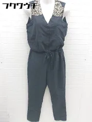 ◇ Ungrid アングリッド スパンコール刺繍 ノースリーブ オールインワン サイズF ブラック系 レディース 【中古】 【1101220011032】