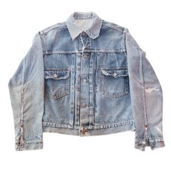 Levis リーバイス 2nd 507xx VINTAGE Gジャン デニム ジャケット リペア有  セカンド