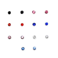 樹脂ピアス セット ピアス ジュエリー アクセサリー シンプル 4mm