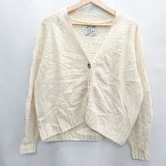 ◇ Sonny Label 長袖 ニットカーディガン サイズF ベージュ レディース E  【1406180089849】