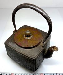鎚目 銅製内銀 湯沸かし 薬缶 煎茶道具 金属工芸 水指 急須 - メルカリ