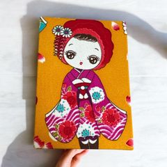 No.㉜ 正絹 着物 反物 御朱印帳 舞妓ちゃん
