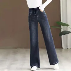 ☆ インディゴ ☆ 29 ☆ ワイドパンツ デニムパンツ レディース ロング ワイドパンツ デニムパンツ レディース デニム ジーンズ ボトムス ロング ズボン パンツ ロングパンツ ゆったり ウエストゴム ジーパン ワイド ハイウエスト レディースパンツ