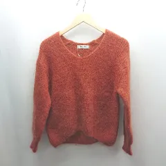 ◇ ⊇ nano universe ナノ ユニバース 長袖 セーター サイズF オレンジ系 レディース E  【1502060000161】