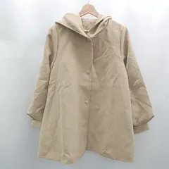 ◇ ◎ ⊇ COCOMOMO 無地 長袖 ロングコート サイズ表記なし ベージュ系 レディース E  【1506190013589】