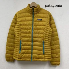 レア　patagonia イエロープルオーバーダウンジャケット　ダウンセーター レア patagonia イエロープルオーバーダウンジャケット ダウン