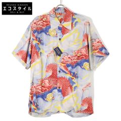 SUN SURF サンサーフ 【新品】SS32294 WATUMULL'S DRAGON THUNDER RAYON S/S 半袖アロハシャツ/ L
