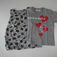 546 80cm チュニック 半袖Tシャツ2枚セット