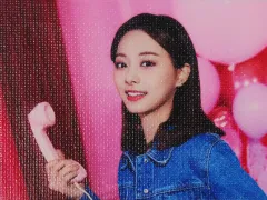 【中古】マグネット・磁石 ツウィ ランダムミニキャンバスマグネット 「TWICE JAPAN DEBUT 5th Anniversary Goods」