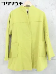 ■ Dee Flavor ディーフレイバー 長袖 ノーカラー コート グリーン系 イエロー系 レディース  【1103120005739】