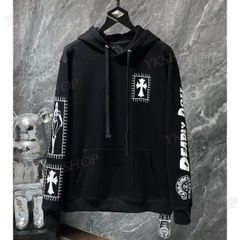 Chrome Hearts | クロムハーツ ジップパーカー フード付き  ジッパーアップ メンズ  フーディフード付き スウェットシャツ 男女兼用 秋着