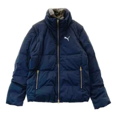 サイズ：M PUMA GOLF プーマゴルフ  2WAY ダウンジップジャケット  ネイビー系 [240101482612] ゴルフウェア レディース ストスト