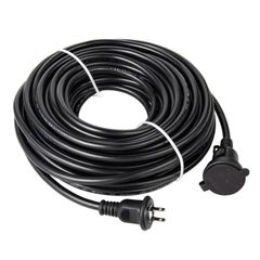 【特価商品】屋外用 耐トラッキングカバー付 屋外 1500Wまで 防水 15A 20m 防雨コード 延長コード 延長ケーブル ソフト 防雨 NCT-20WP NICOH(ニコー)