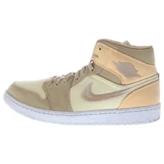 NIKE (ナイキ) WMNS AIR JORDAN 1 MID SE ウィメンズ エアジョーダン 1 ミッドカットスニーカー ベージュ US11.5/28.5cm DV0427-102 レディース