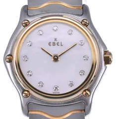 2HM54 【動作品】 EBEL 腕時計 レディース クォーツ 750 18金 【大特価