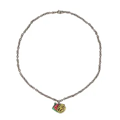 STUSSY ステューシー SSリンク&サイコロ&クラウン ネックレス イエロー レッド グリーン ストリート ブランド アクセサリー【メンズ】のサムネイル