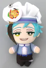 【中古】キーホルダー フロイド・リーチ ミニミニぬいぐるみ(キーホルダー) マスターシェフver. 「ディズニー ツイステッドワンダーランド Gurihiru ART POP UP STORE in マルイ」