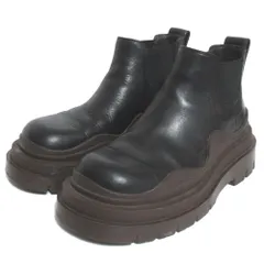 BOTTEGA ラグブーツ 黒×赤 39 箱付き 美品 BOTTEGA ラグブーツ 黒×赤 39 箱付き 美品