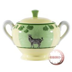 HERMES エルメス シュガーポット Africa アフリカ イエロー グリーン  