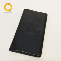 ヒロフ HIROFU レザー 長財布 ロングウォレット ブラック系 792146のサムネイル