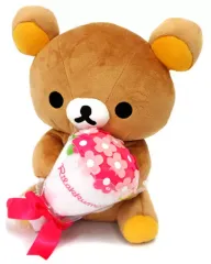 【中古】ぬいぐるみ リラックマ(花束) 楽天ぬいぐるみ電報 「リラックマ」