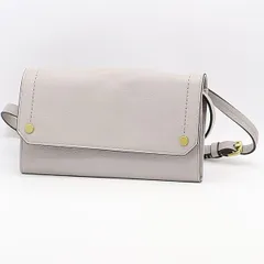 良品 コールハーン グレー ゴールド金具 ショルダーバッグ OGH 2000000 NSK