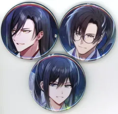 【中古】バッジ・ピンズ [単品] 石谷虎之助＆山瀬大蔵＆秋月栄次郎 描きおろし缶バッジ3個セット 「Switchソフト BYAKKO ～四神部隊炎恋記～ アニメイト限定セット」 同梱特典