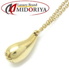 ティファニー TIFFANY&Co. ティアドロップ ネックレス エルサペレッティ K18YG イエローゴールド / 199257【中古】【BJ】