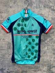 JH506 ルコックスポルティフ le coq sportif 半袖 サイクルジャージ チェレステ M